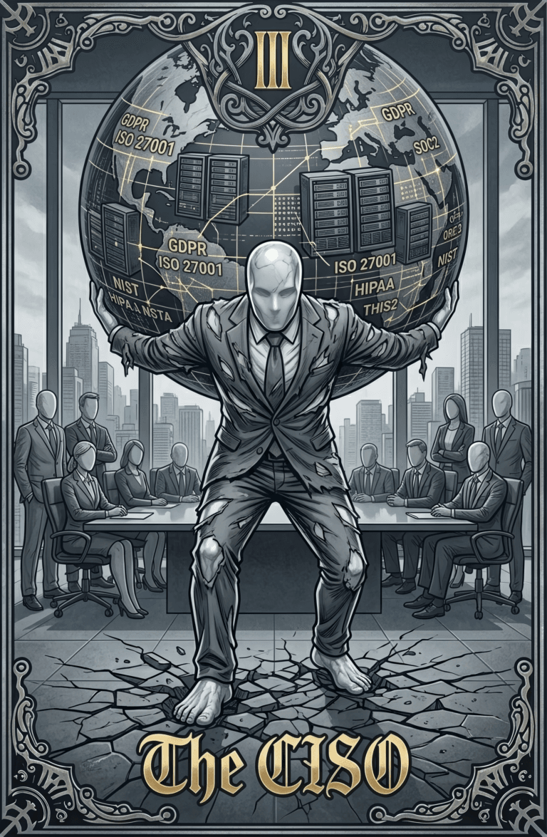 The CISO Tarot Card T-Shirt | Cybersecurity Apparel