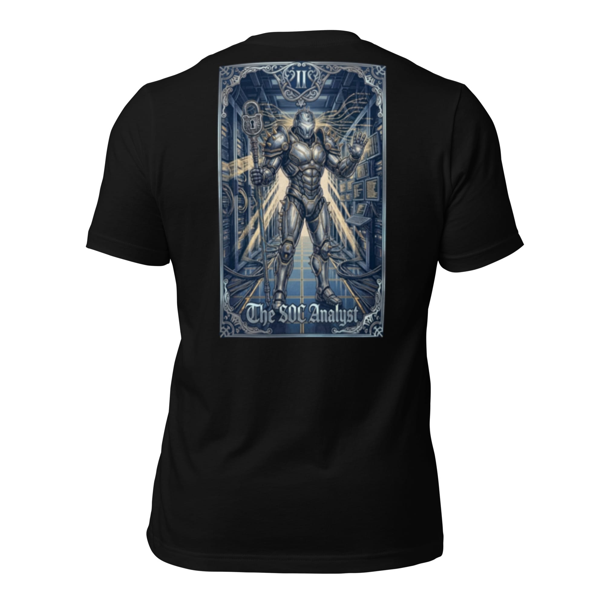 The SOC Analyst Tarot Card T-Shirt | Cybersecurity Apparel - Image 3