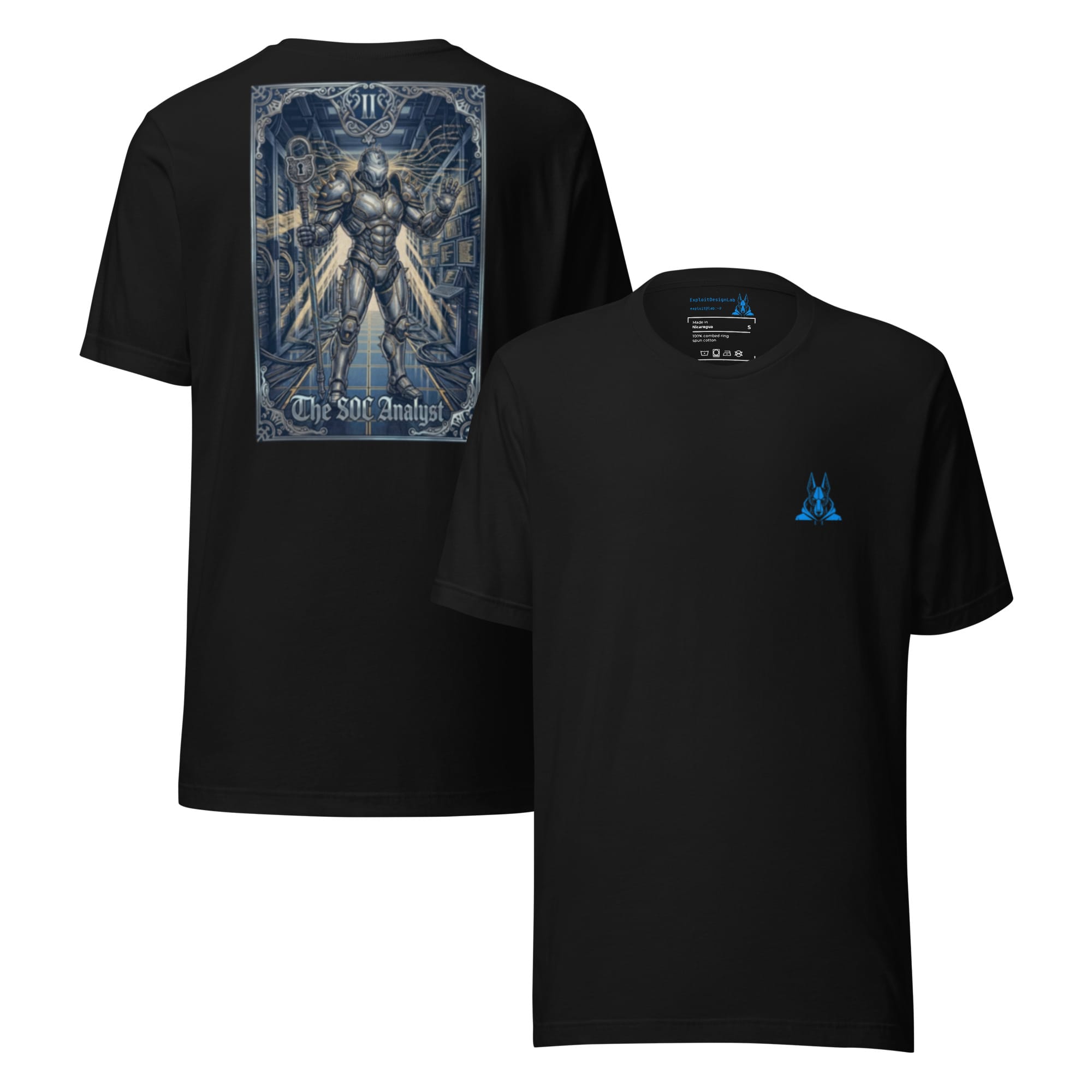 The SOC Analyst Tarot Card T-Shirt | Cybersecurity Apparel - Image 4